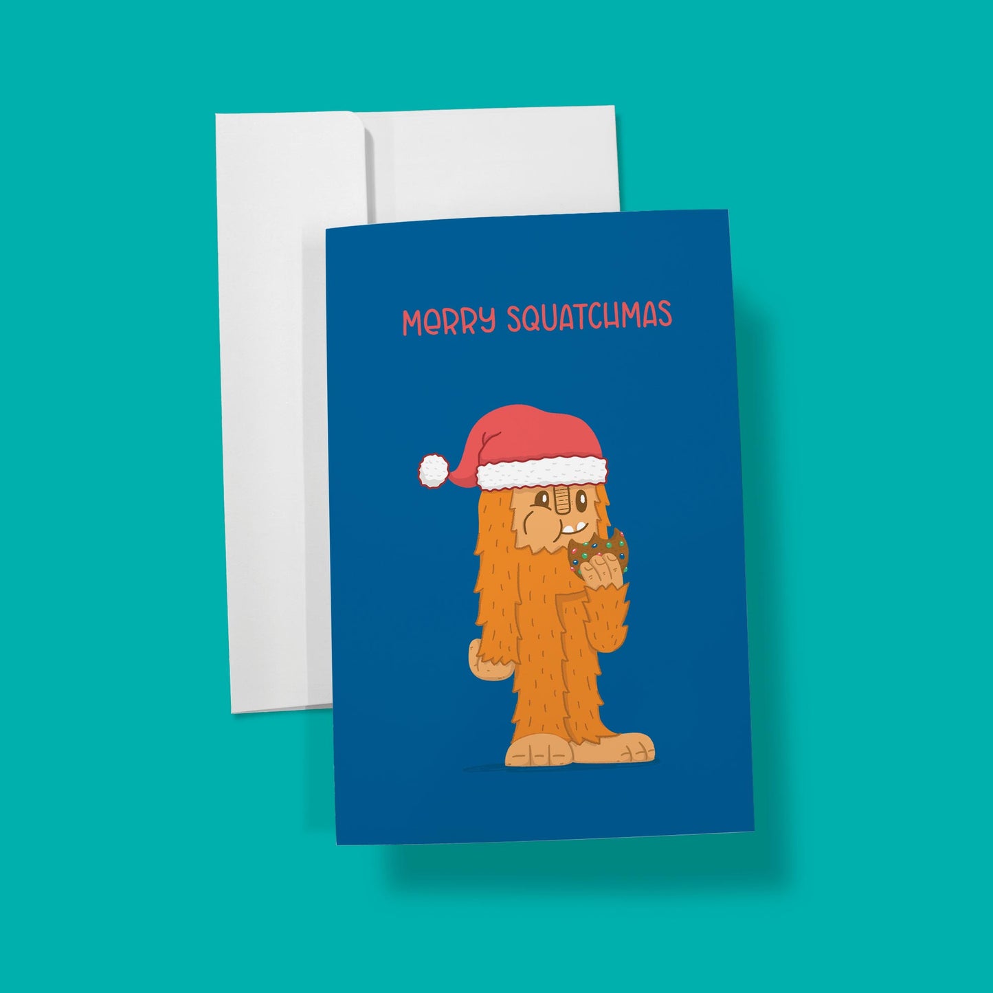 Christmas Bigfoot | Greeting Card