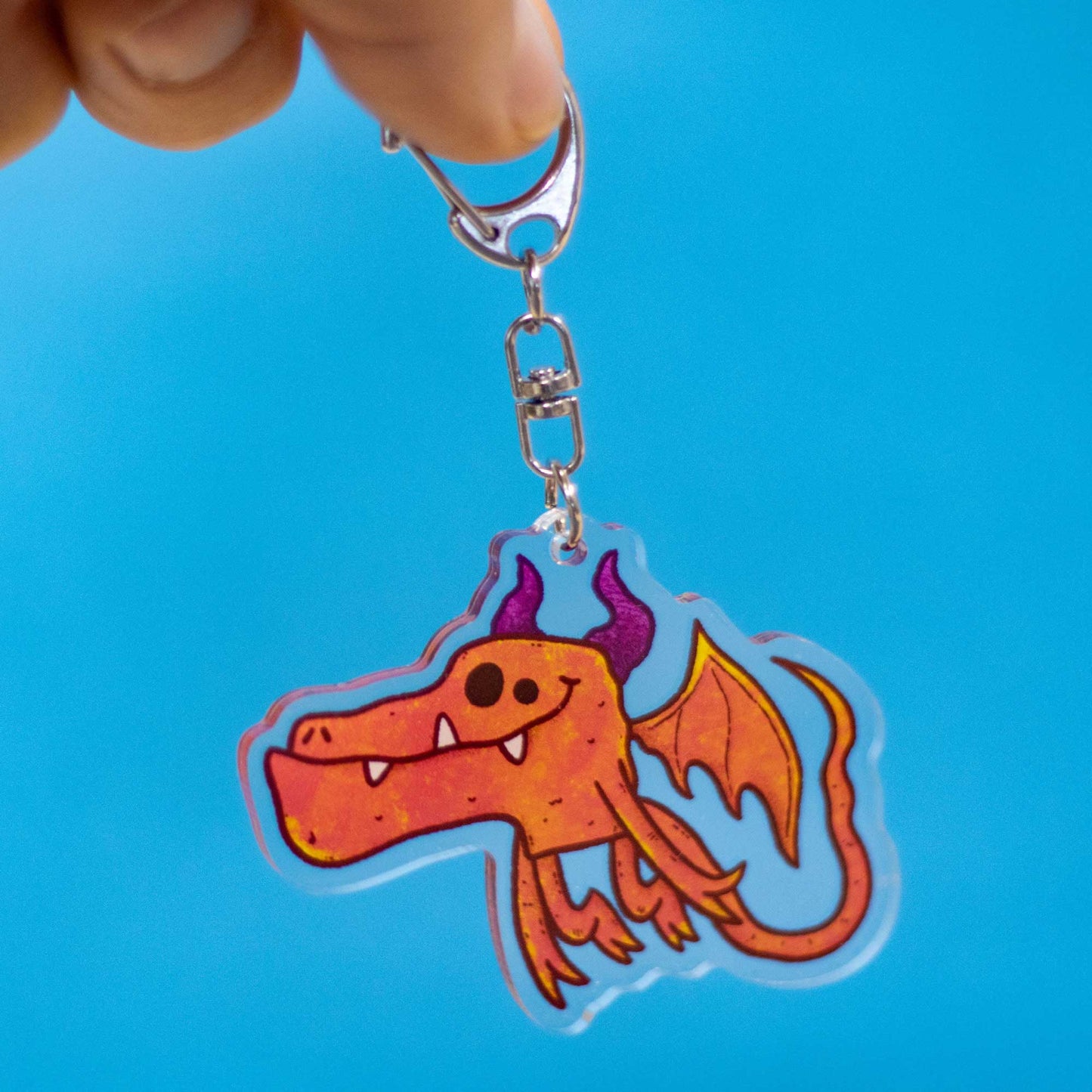 Draggin Dragon | Acrylic Keychain