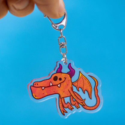 Draggin Dragon | Acrylic Keychain