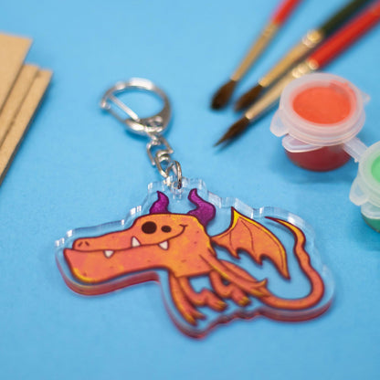 Draggin Dragon | Acrylic Keychain