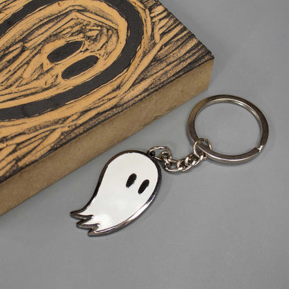 Fred the Ghost | Glow-in-the-Dark Enamel Keychain