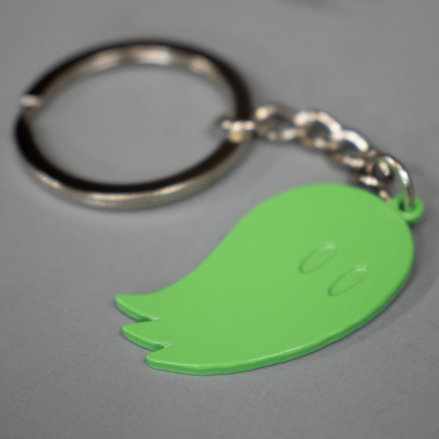 Fred the Ghost | Slime Green Enamel Keychain