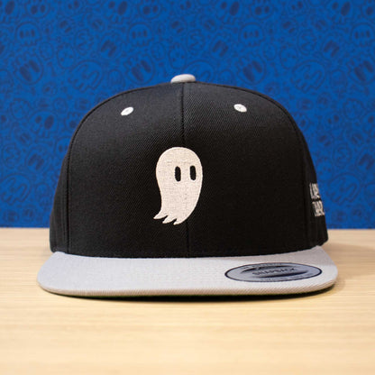 Fred the Ghost | Black and Gray Snapback Hat