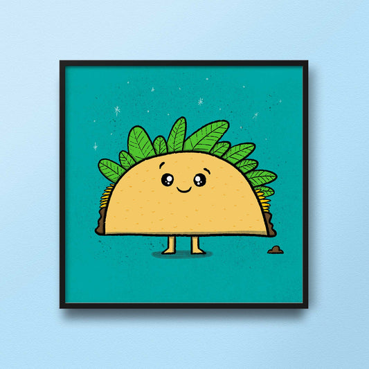 Friendly Taco | Art Print