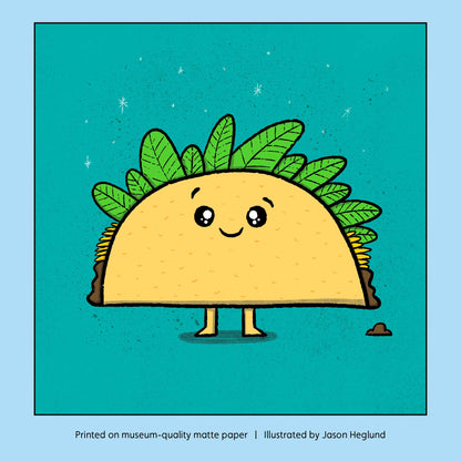 Friendly Taco | Art Print