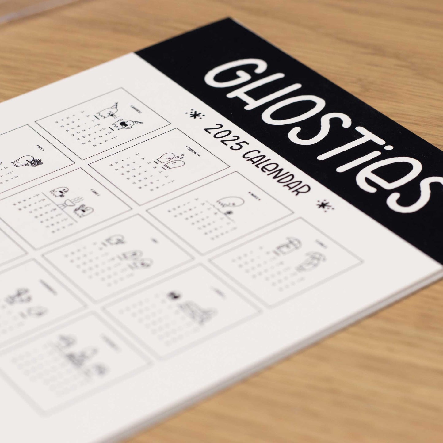 Ghosties 2025 Desk Calendar