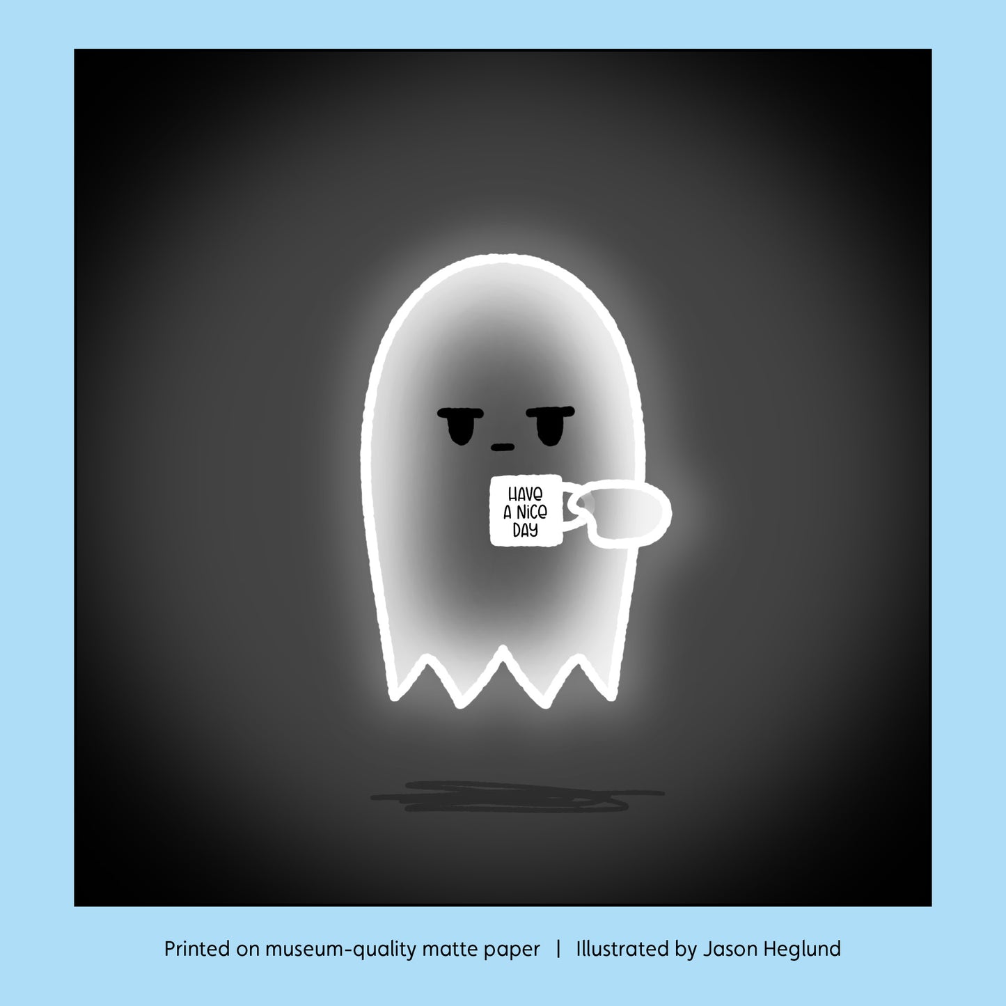 Grumpy Ghost | Art Print