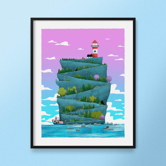 Lighthouse Isle | Art Print