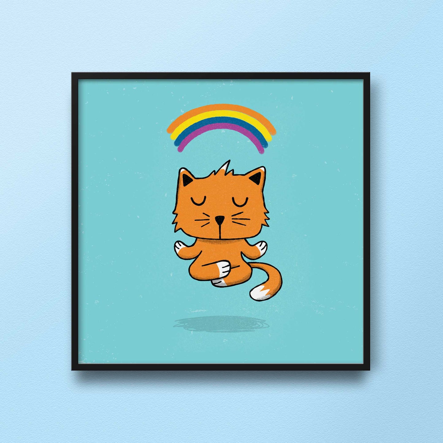 Meditating Cat | Art Print