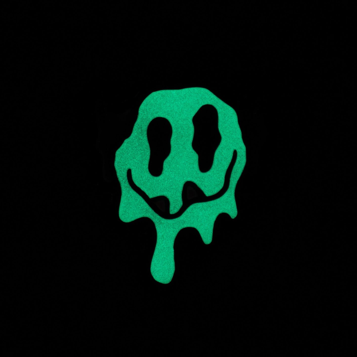 Melty Monster Smiley Face | Glow-in-the-dark Enamel Pin