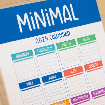 Minimal 2024 Desk Calendar