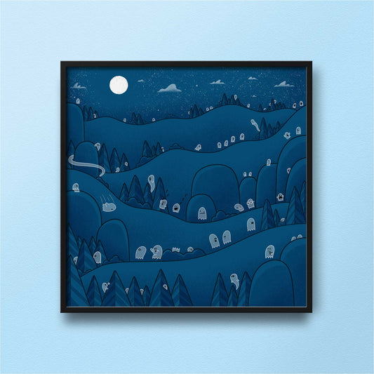 Outdoor Ghosts | Art Print