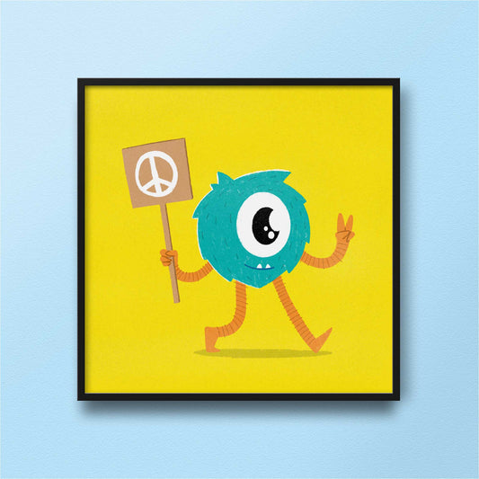 Peaceful Meengo | Art Print