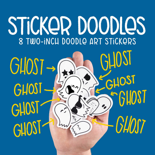 Ghost Sticker Doodles