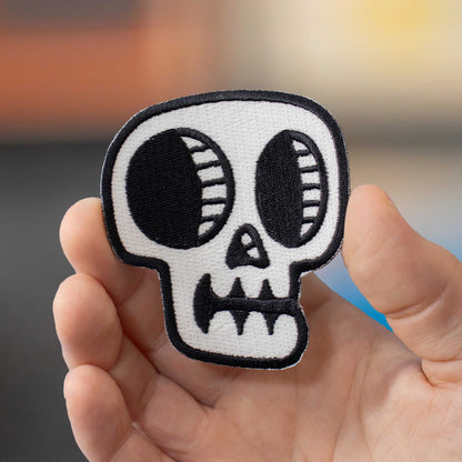 Glow-in-the-Dark Skull Patch