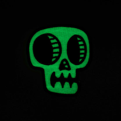 Glow-in-the-Dark Skull Patch