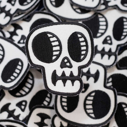 Glow-in-the-Dark Skull Patch