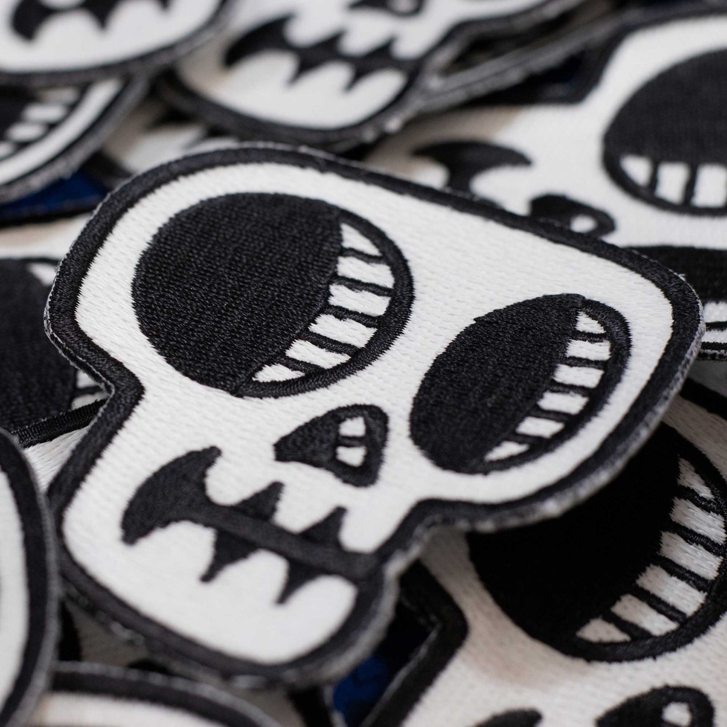 Glow-in-the-Dark Skull Patch