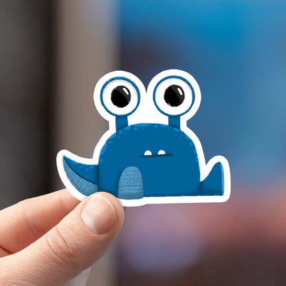 Garth the Little Blue Alien Sticker