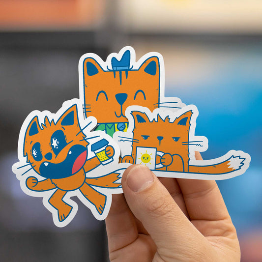 Coffee Cats | Sticker Pack