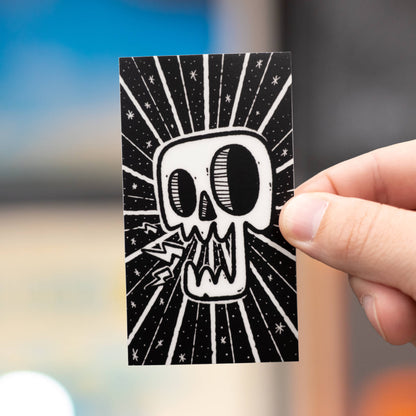 Skulltastic | Glow in the Dark Skull Sticker