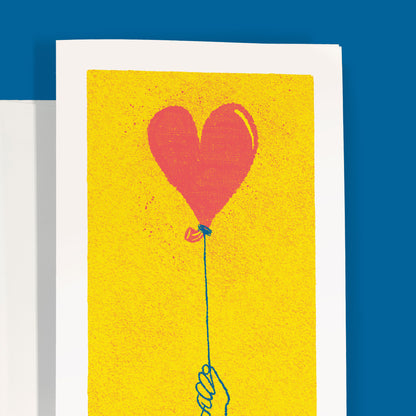 Heart Balloon | Greeting Card