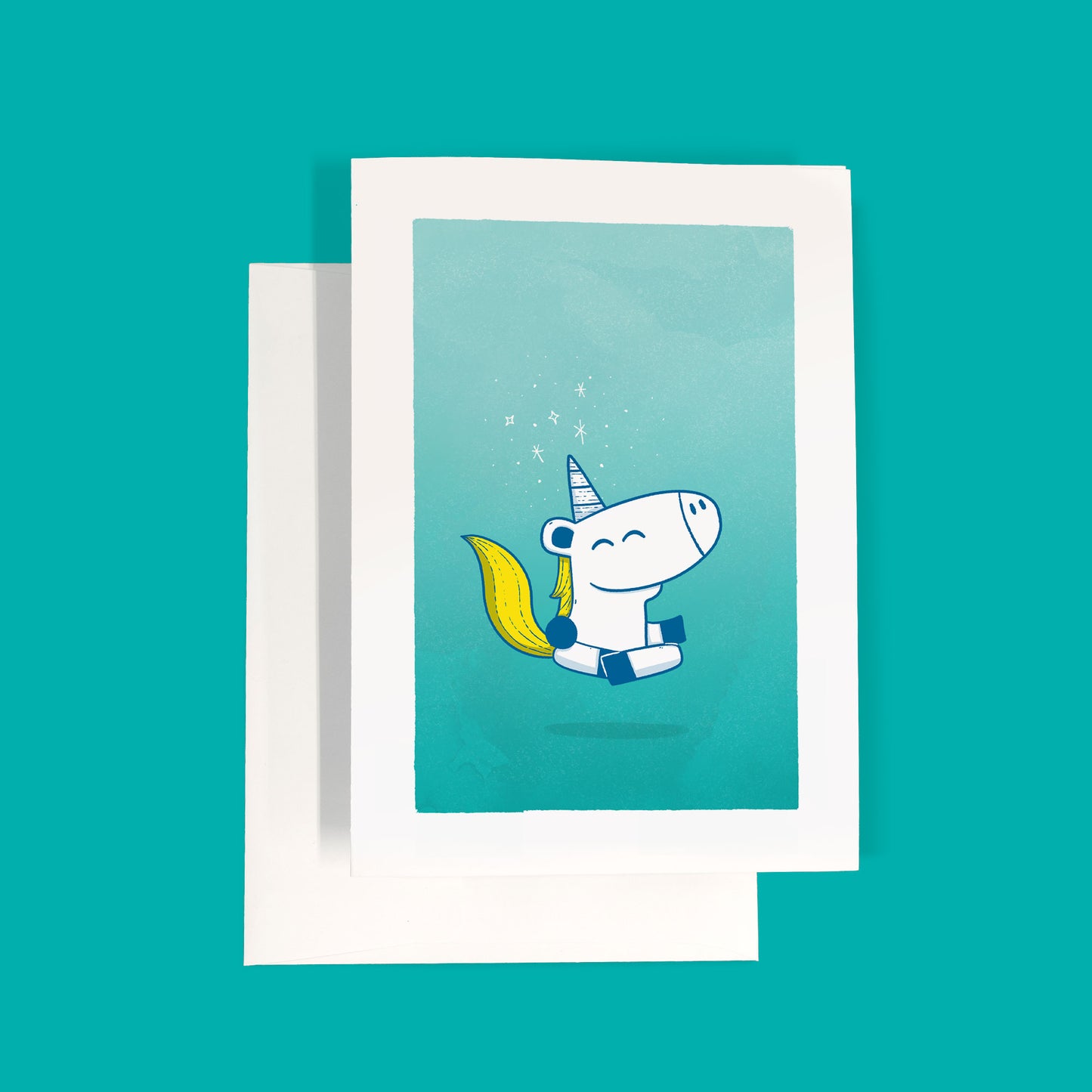 Meditating Unicorn | Greeting Card