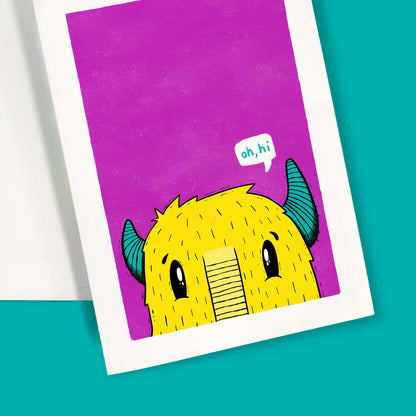 Oh Hi | Greeting Card