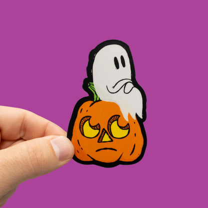 Halloween Pumpkins Sticker Pack | 5 Halloween Pumpkin Stickers