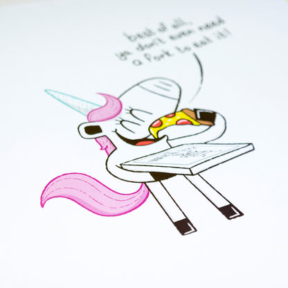 Hey Unicorn! Where's Your Pizza? | Picture Book