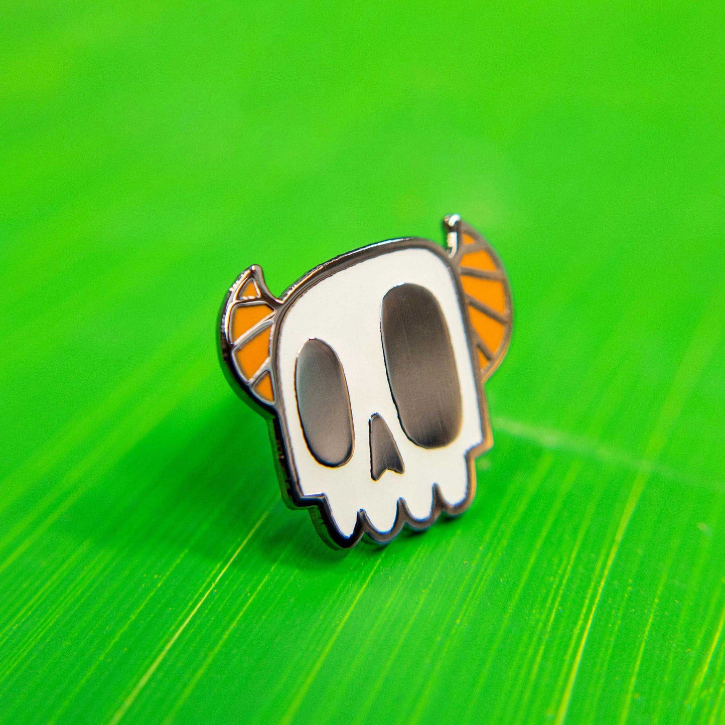 Monster Skull | Glow-in-the-Dark Enamel Pin