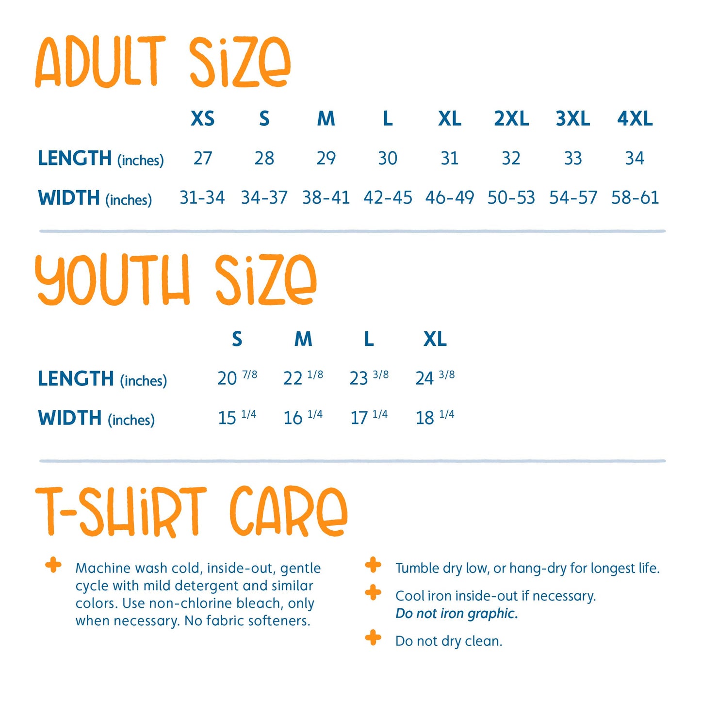 sizing chart